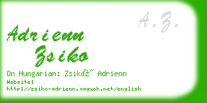 adrienn zsiko business card